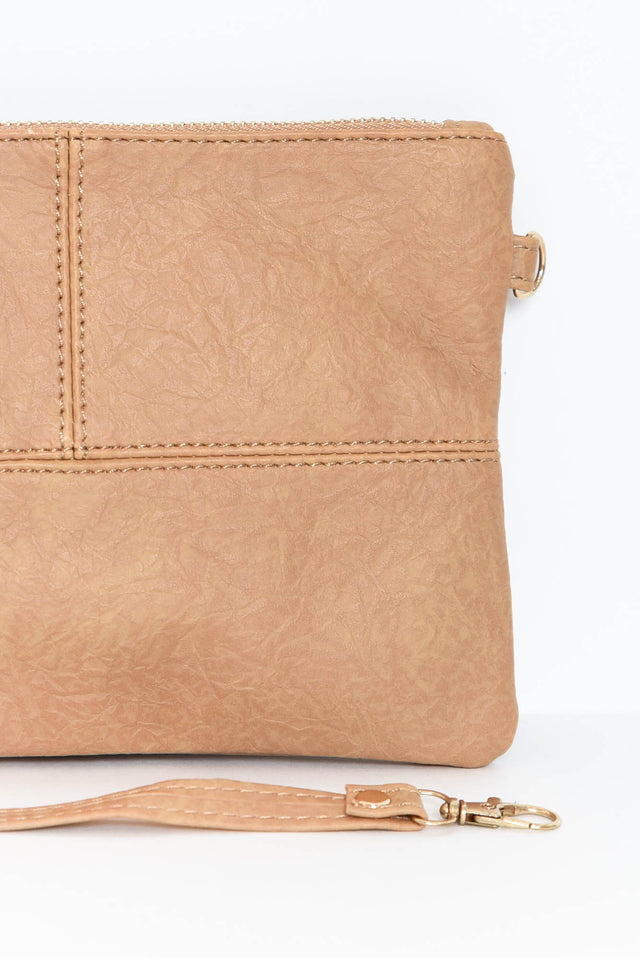 Brynn Camel Tassel Crossbody Bag image 3