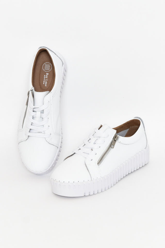 Medusa White Platform Sneaker